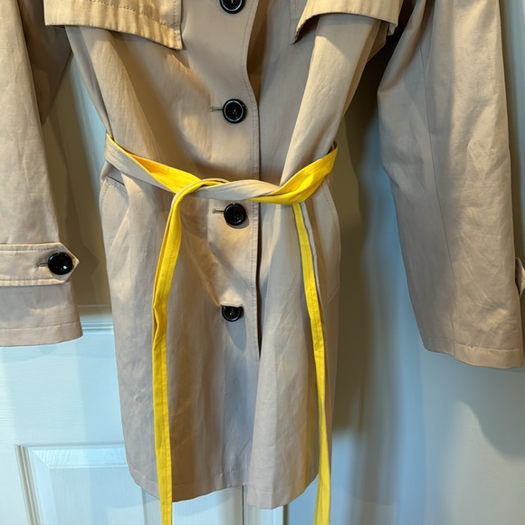 Sam Edelman Tan Trench Coat Sz XL - Picture 3 of 5
